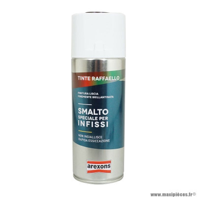 Bombe de peinture marque Arexons smalto spécial metal effet metalise rouge aérosol 400 ml (3201)