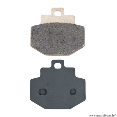 Plaquette de frein marque Carbone Lorraine pour maxi-scooter piaggio 125 super hexagon > 2000 ar 125 vespa gts > 2007 av 300 vespa gts > 2009 ar / gilera 125 runner > 2001 ar (1 jeu de 2 plaquettes) (3054 msc)
