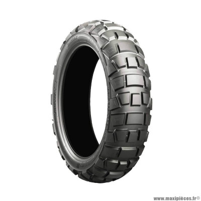 Pneu moto 18p 130-80-18 marque Bridgestone battlax ax41 adventure rear tl 66p