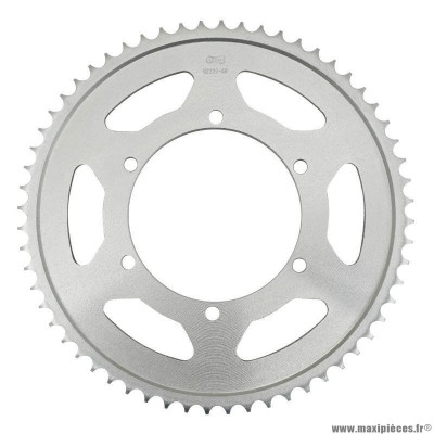 Couronne pour moto aprilia 125 rs4 après 2014, 125 tuono après 2017 428 60 dents (diamètre 108-123-8.5) marque Afam