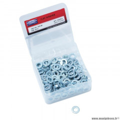 Rondelle plate acier diamètre 6mm (boite de 200 pièces)