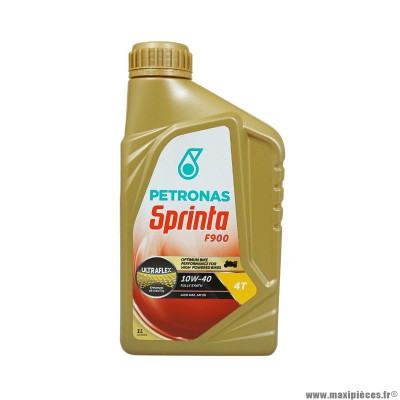Huile moteur 4 temps petronas sprinta f900 4t 10w40 100% synthetique (1l)