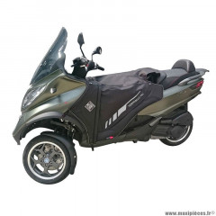 Tablier couvre jambe marque Tucano Urbano pour maxi-scooter piaggio 300-350-400-500 mp3 hpe sport advance avec marche arrière (r062prog-x) (termoscud pro 4 season) (système anti-flottement sgas)