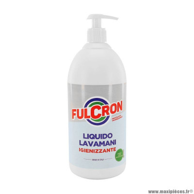 Savon-nettoyant mains marque Arexons fulcron liquide avec pompe (1l)