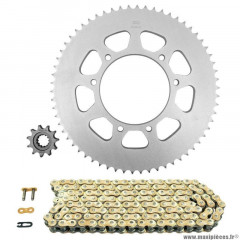 Kit chaine pour 50 à boite hm 50 cre baja 2003-2016 428 11x62 (diamètre couronne 105-125-8.5) (démultiplication origine) marque Afam