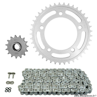 Kit chaine pour moto honda 500 cb x 2013-2015, cb xa abs 2013-2018 520 15x41 (diamètre couronne 112-138-12.5) (démultiplication origine) marque Afam