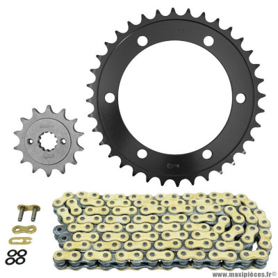 Kit chaine pour moto honda 300 cbr r 2019-2020, cbr ra abs 2014-2019 520 14x36 (diamètre couronne 120-138-10.5) (démultiplication origine) marque Afam