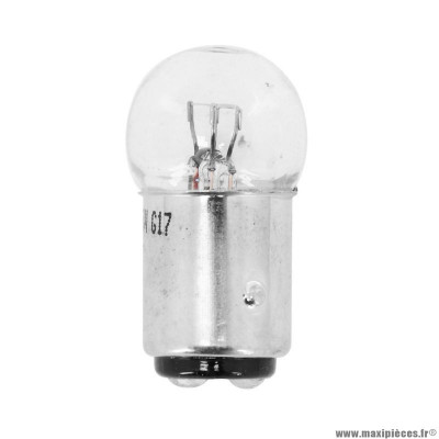 Ampoule standard 12v 10-5w culot bay15d norme p10-5w blanc (clignotant) marque Flosser