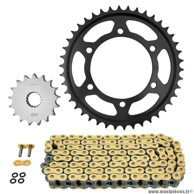 Kit chaine pour moto suzuki 1000 gsx r 2009-2016 530 17x42 (diamètre couronne 110-130-10.25) (démultiplication origine) marque Afam