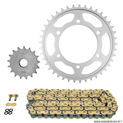 Kit chaine pour moto triumph 900 t100 bonneville 2017-2020 520 17x41 (démultiplication origine) marque Afam