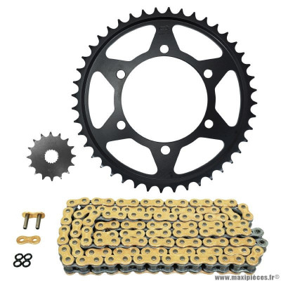 Kit chaine pour moto triumph 1200 scrambler xe 2018-2020 525 16x44 (démultiplication origine) marque Afam