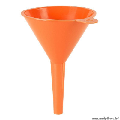 Entonnoir marque Pressol en polyethylene orange diamètre 75mm * Prix spécial !