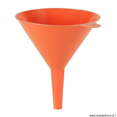 Entonnoir marque Pressol en polyethylene orange daimètre 150mm