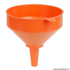 Entonnoir marque Pressol en polyethylene orange daimètre 200mm