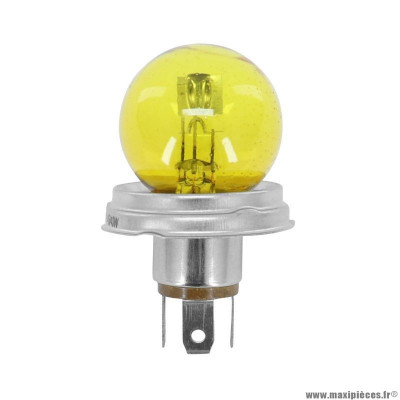 Ampoule standard 12v 45-40w culot p45t bulb r2 jaune (projecteur) marque Flosser