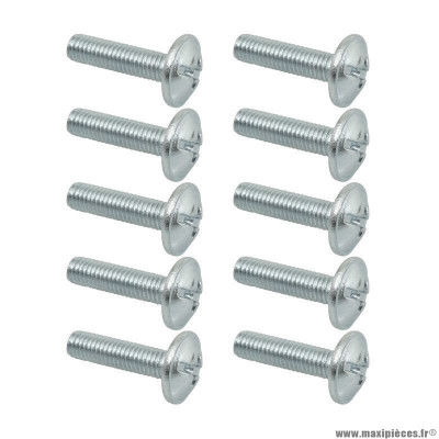 Vis de capotage moteur pour mobylette peugeot m5 x 20 (vendu par 10)