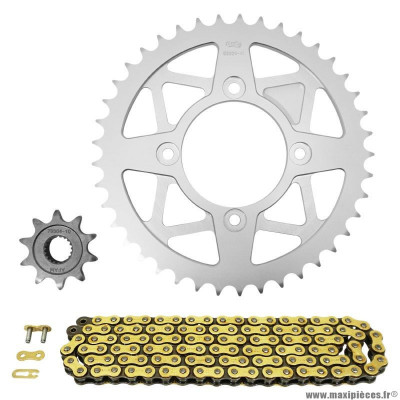 Kit chaine pour moto honda-montesa 250 4rt cota 2005-2010 520 10x41 (diamètre couronne 80-100-8.2.5) (démultiplication origine) marque Afam