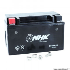 Batterie 12V 6AH ntx7a marque NHK mf (LG150 x L87 x H94mm) (qualité premium - equivalent yt x 7a-bs)