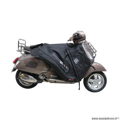 Tablier couvre jambe marque Tucano Urbano pour maxi-scooter piaggio 125 vespa gt, 125-250-300 vespa gts (r154pro-x) (termoscud pro 4 season) (système anti-flottement sgas)