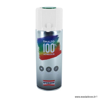Bombe de peinture marque Arexons acrylique 100 vert gazon aérosol 400 ml (3617)