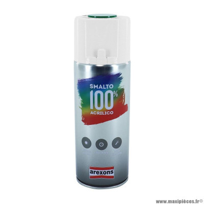 Bombe de peinture marque Arexons acrylique 100 vert gazon aérosol 400 ml (3617)