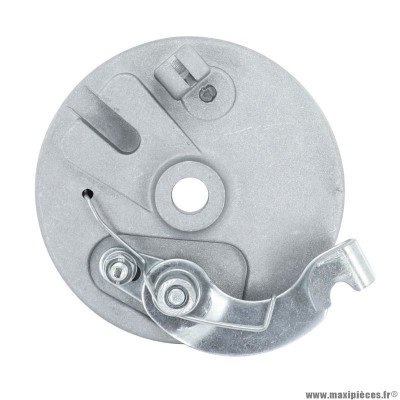 Flasque de frein pour mobylette peugeot 103 spx, rcx, mvl avant diamètre 90mm (type grimeca avec machoires)