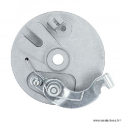 Flasque de frein pour mobylette peugeot 103 spx, rcx, mvl avant diamètre 90mm (type grimeca avec machoires)