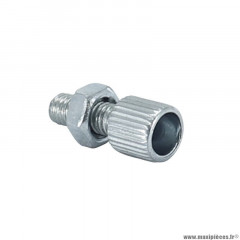 Vis creuse tendeur de câble mobylette diamètre m5 - long 20mm (peugeot 103 / mbk 51)