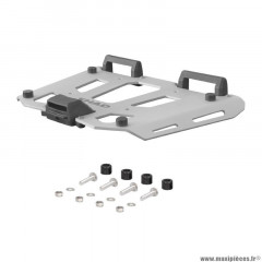 Platine à pour top case marque Shad alu gris avec kit visserie compatible gamme terra tr48-tr37 et les sh59x-sh58x-sh50-sh48