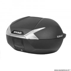 Top case marque Shad sh47 noir avec reflecteur blanc (d0b47106)