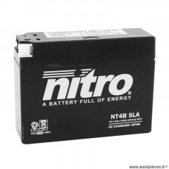 Batterie 12V 2.5AH nt4b marque Nitro sla (LG114 x L39 x H87mm)