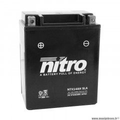Batterie 12V 12AH ntx14ah marque Nitro sla (l134 x L89 x H166mm)