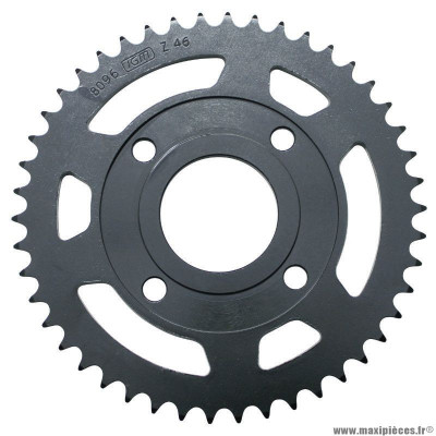 Couronne pour 50 à boite mbk 50 x-power / yamaha 50 tzr 420 46 dents (alésage 54mm) marque IGM