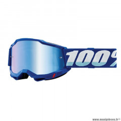 Masque-lunettes cross 100% adulte accuri 2 essential bleu écran miroir anti-buee-anti-rayures