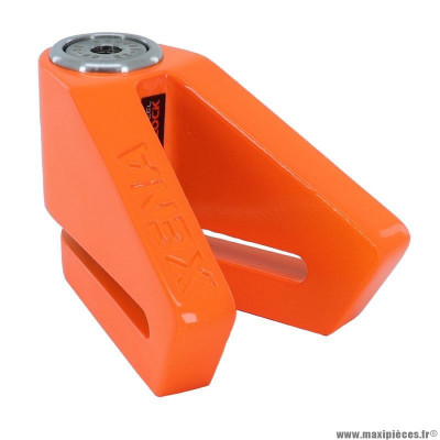 Antivol bloque disque xena x2 resistant à l'azote liquide orange