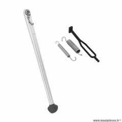 Béquille latérale pour moto ktm 125 exc 2008-2016, 450 exc 2008-2016 / husqvarna 125 te 2009-2016, 250 fe 2013-2016, 450 fe 2009-2016, 450 fx 2010-2011 alu argent marque Buzzetti