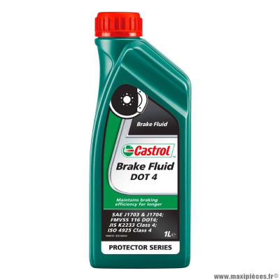 Liquide de frein marque Castrol dot 4 brake fluid (1l)