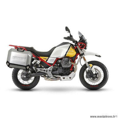 Fixation side case marque Shad 4p system pour moto-guzzi 850 v85tt