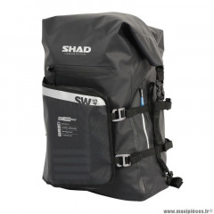 Sac-baluchon-sacoche moto marque Shad sw45 noir 40l (fixation inclue) (x0sw45)