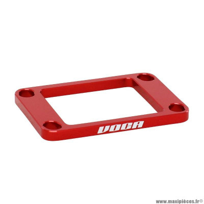 Cale de clapet marque Voca Racing cnc pour 50 à boite minarelli am6 / derbi 50 senda 5mm rouge