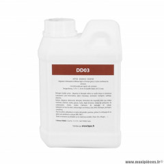Detergent nettoyeur-bac ultrasons professionnel dd03 1l (degraisse + desoxyde - produit surpuissant) (a diluer 2 à 5%)