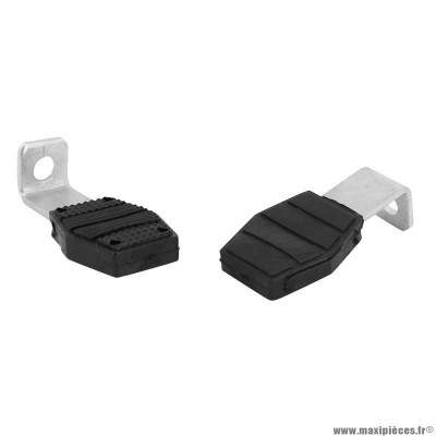Repose pieds passager diamètre 11mm noir pour mobylette peugeot 103 / mbk 51