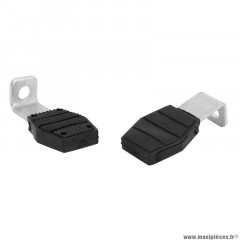 Repose pieds passager diamètre 11mm noir pour mobylette peugeot 103 / mbk 51