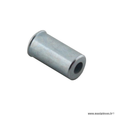 Embout de gaine cyclo-velo diamètre ext 6,1mm - diamètre int 5,5mm - l 12mm (boite de 100) (marque Algi 00437000-100)