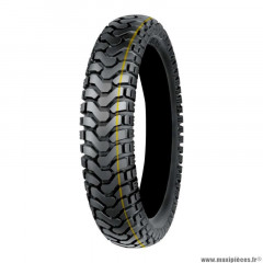 Pneu moto 18p 140-80-18 marque Mitas e-07 enduro m+s rear 70t tl (trail off road dakar yellow)