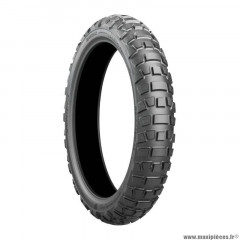 Pneu moto 21p 2.75-21 marque Bridgestone battlax ax41 adventure front tt 45p (équivalence 80-90-21)