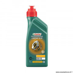 Huile de transmission marque Castrol 85w90 transmax limited slip (1 l)