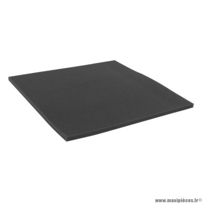 Mousse filtre à air mobylette universelle ppi 60 noir à decouper (330x330x10mm)