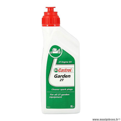 Huile moteur 2 temps marque Castrol garden (1 l)