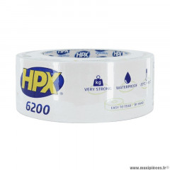 Ruban adhesif marque HPX toile blanc 48mm x 25m